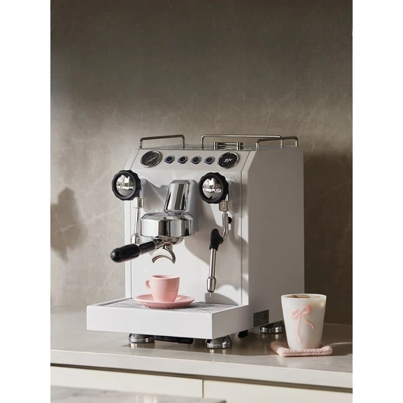 Double pupil home business dual-purpose semi-automatic Italian freshly ground coffee machine constant temperature milking