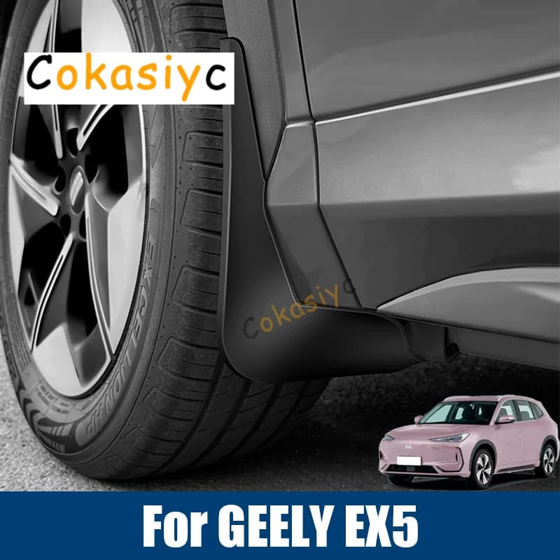 For Geely EX5 Galaxy E5 2024 2025 2026 Car Mudflaps Mud Flaps Splash Guards Mudguards Front Rear Fender Protector Accessories