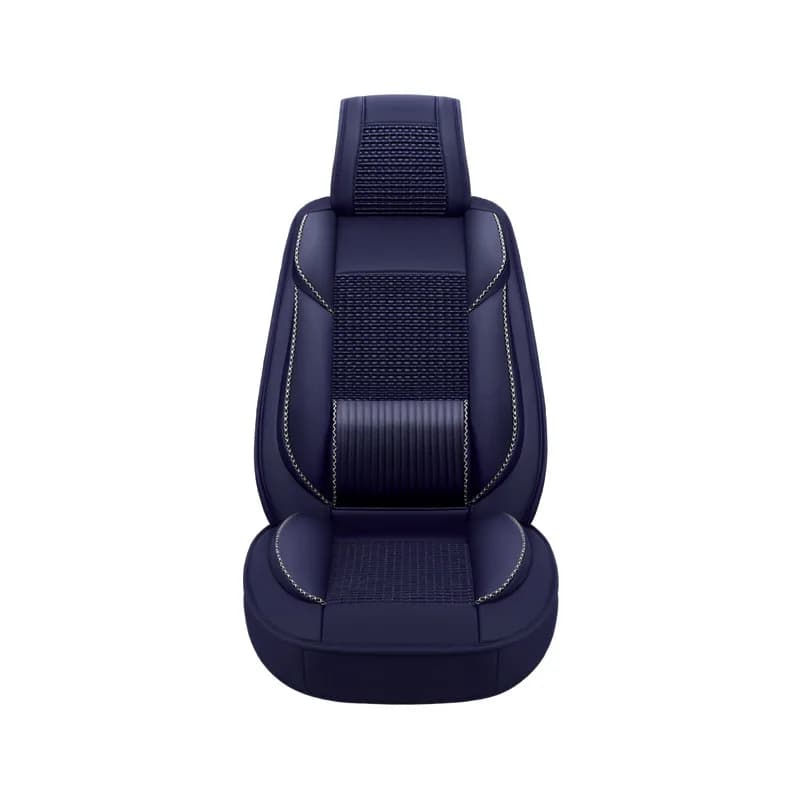 Waterproof Cover Durable Well Fitting Front and Back 5 Seaters Full Set Ice Silk Universal Car Seat Cover