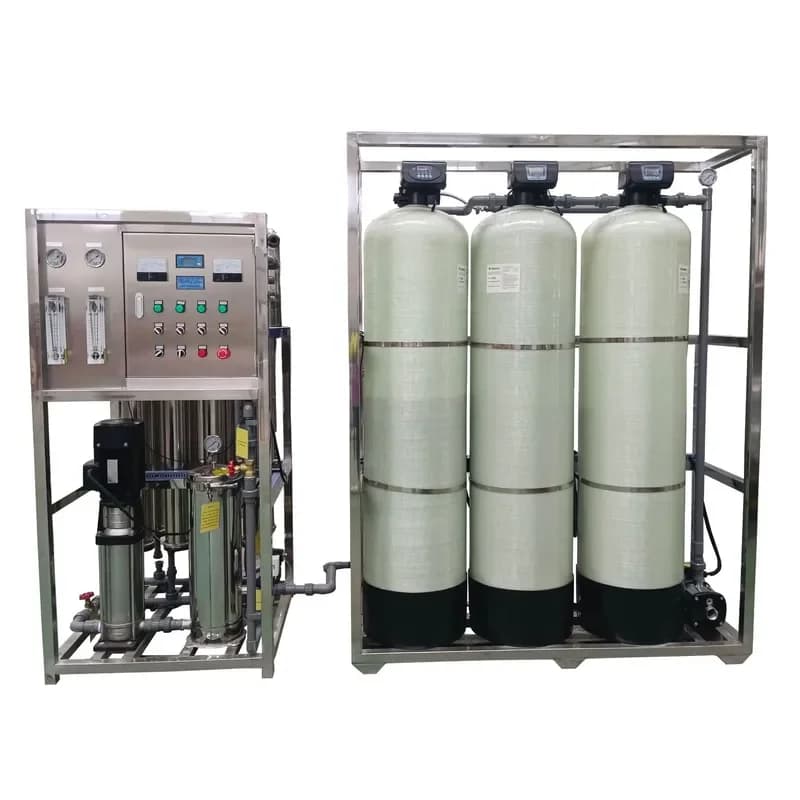 Industrial 1000 L/H RO Reverse Osmosis Water Treatment System Imported 4040/8040 Membranes Pump Motor (220V/110V/380V)