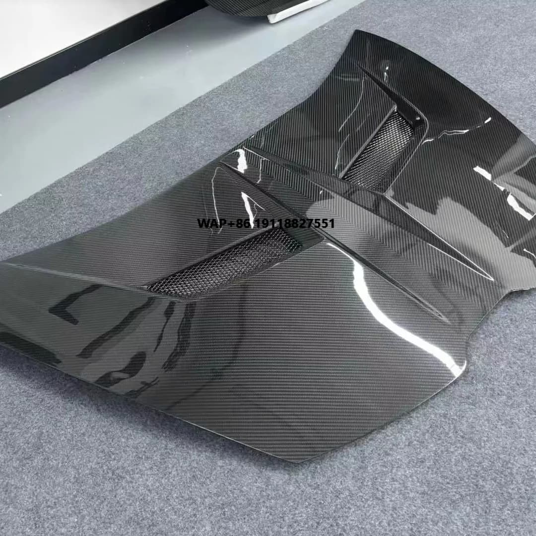 High Quality V Style Dry Carbon Fiber Engine Hood for Huracan LP610 LP580 EVO Upgrade Dry Carbon Fiber Engine Cover