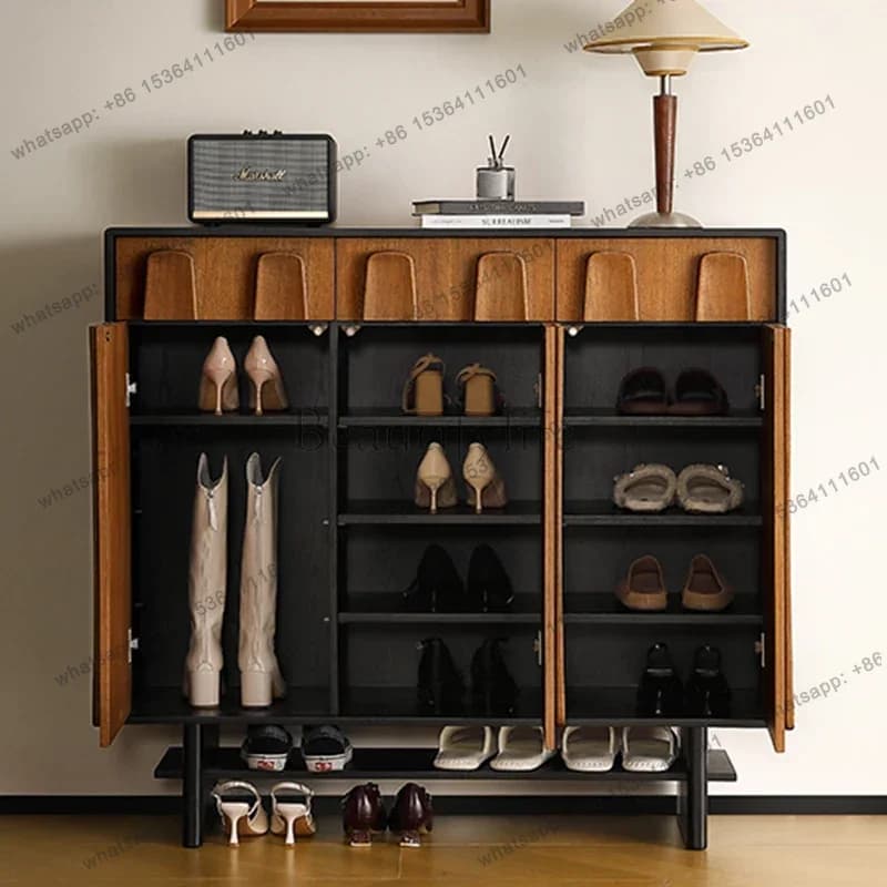 LD Replica Cleaner Shoe Cabinet Slippers Designer Disinfecting Storage Shoe Cabinet Organizer Wooden Archivadores Home
