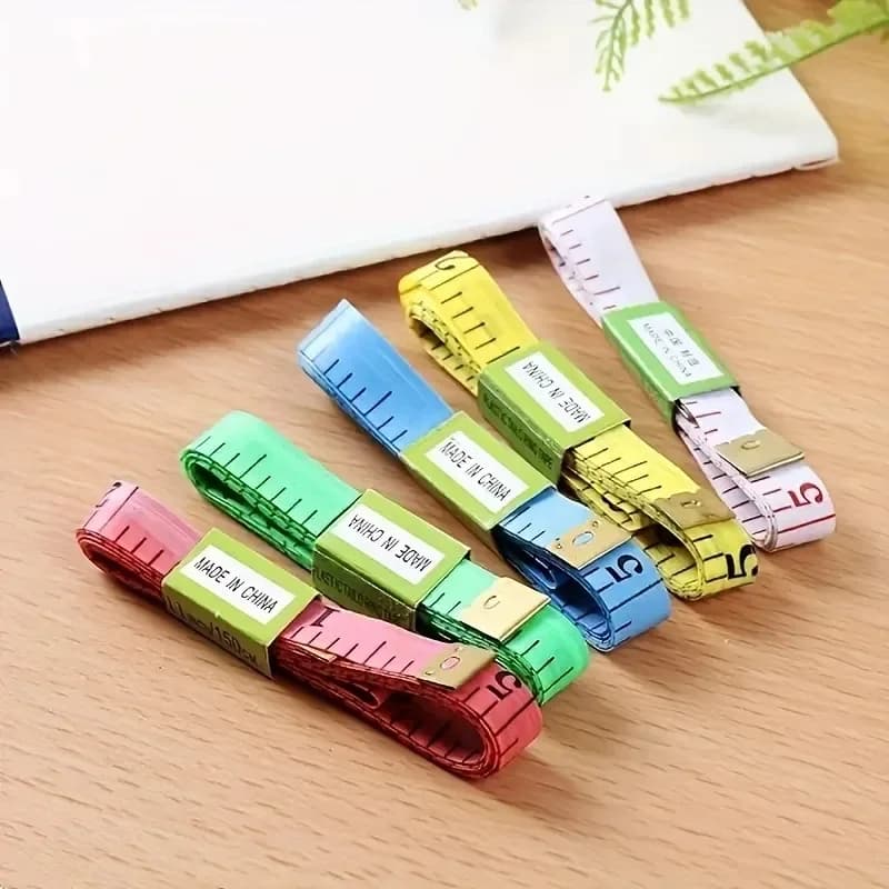 150cm/60" Body Measuring Ruler Sewing Tailor Tape Measure Soft Meter Sewing Measuring Tape Random Color