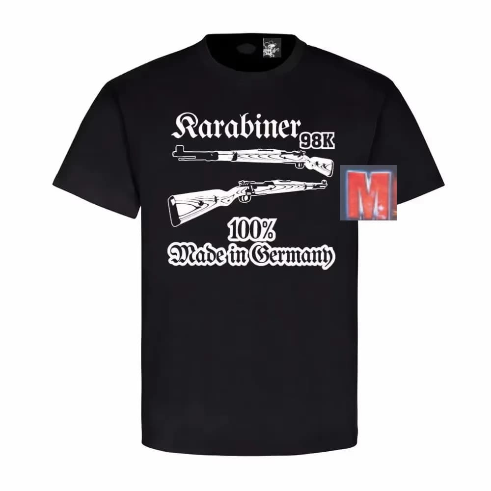 Carbiner 98K Decoration German Sniper T-Shirt 100% Cotton O-Neck Summer Short Sleeve Casual Mens T-shirt Size S-3XL