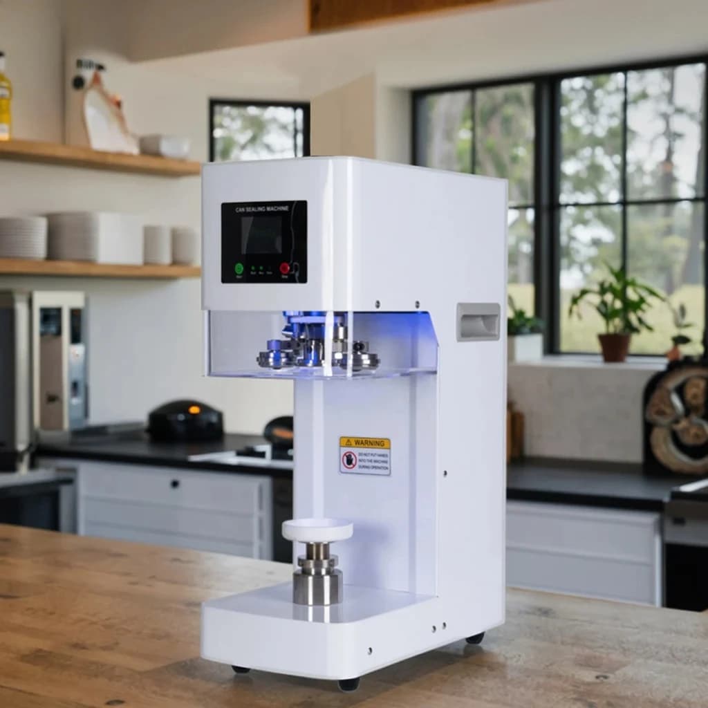 Automatic High-efficiency Beverage Sealing Machine Commercial Cans Plastic Canned Milk Tea Soda Special Sealing Machine