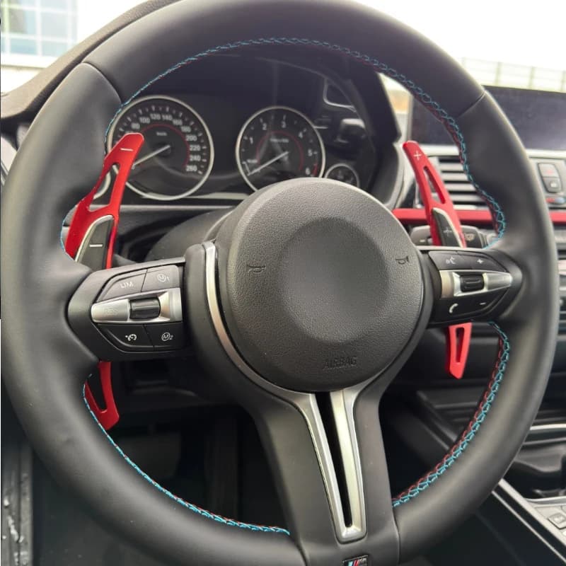 For BMW M2 M3 M4 M5 2014-2017 M6 X5 M X6 M  Aluminum Alloy Car Steering Wheel Gear Shifters Paddle Shift Extension
