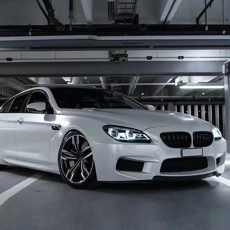 For  6 Series F06 F12 F13 M6 Style Front Rear Bumper Side Skirts Four Tail Pipes Body Kit Suitable
