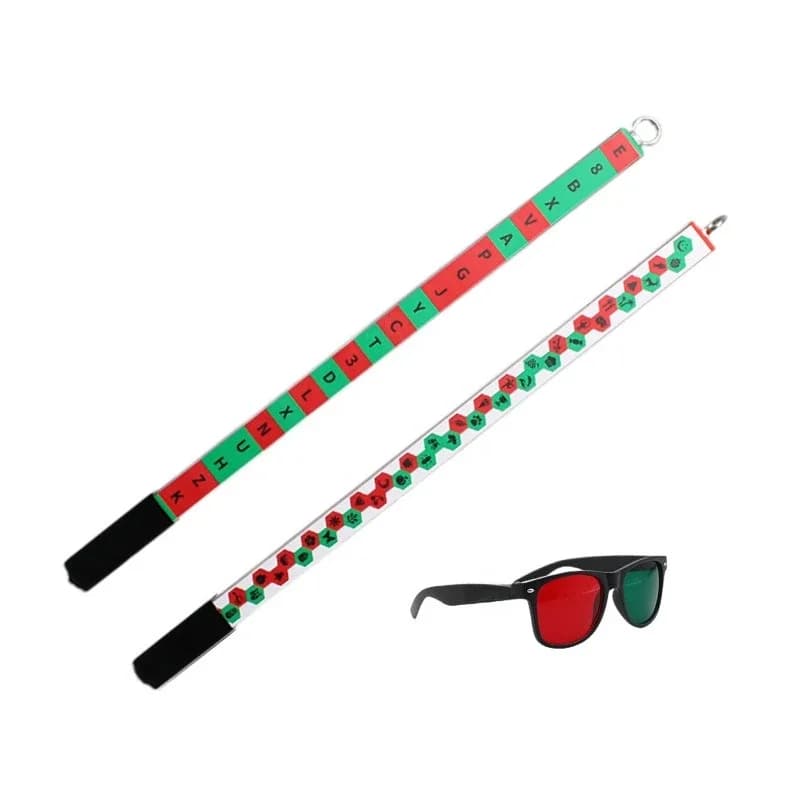 Saccade stick behavior, red-green dynamics, saccade fixation, binocular visual function training
