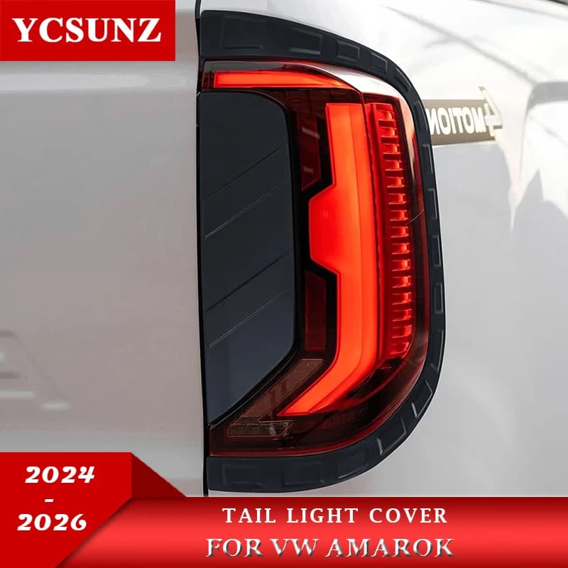 Tail Light Cover Surround Trim For VW Volkswagen Amarok 2024 2025 2026 Pickup Truck Car Exterior Accessories YCSUNZ