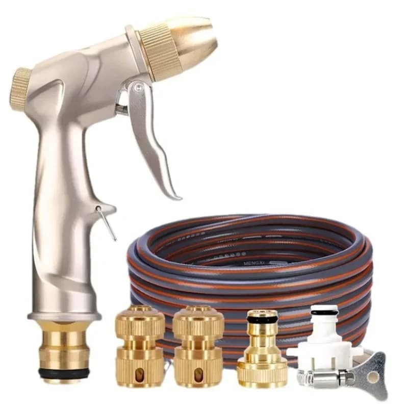 High pressure car wash water gun copper all-metal water grab multi-functional nozzle household watering