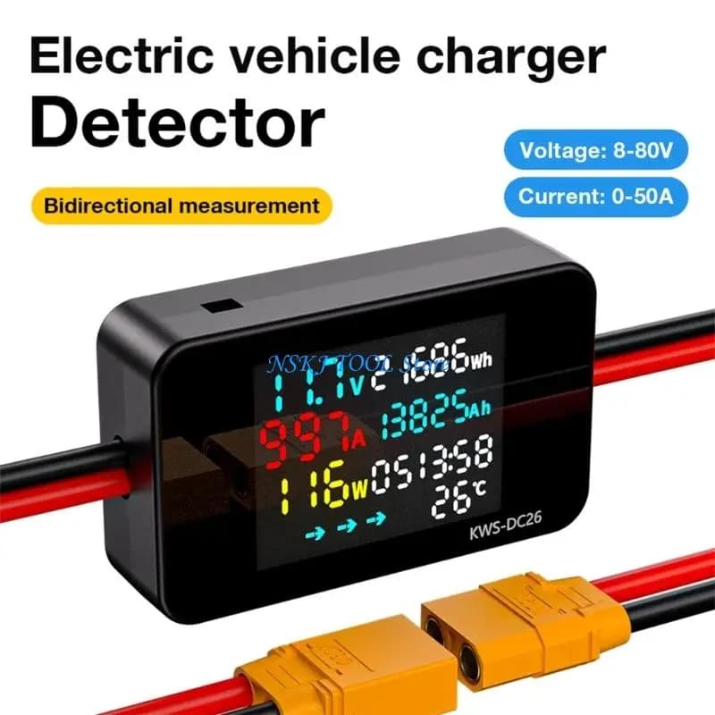 L8RC Easy Carry Electric Vehicle Tester Accurate Electric Current Measurement Data Recording Easy to Carry for Industrial Use