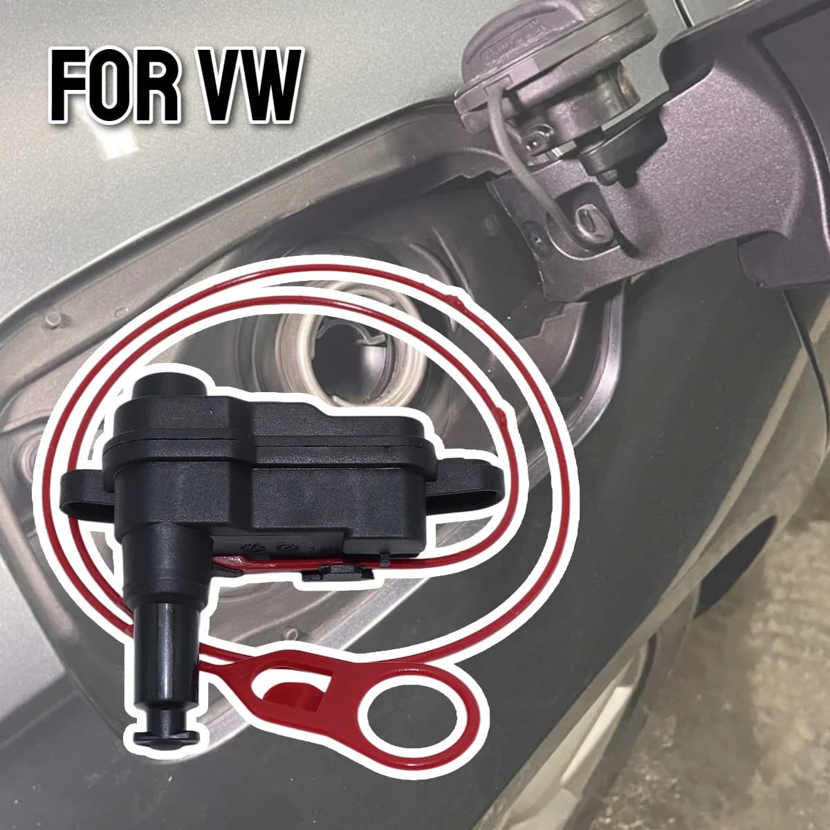 Fuel Filler Gas Cap Door Lock Actuator Enhanced Security Waterproof Motor Repair 8V0862159A For VW T-Cross Tiguan Touran Touareg