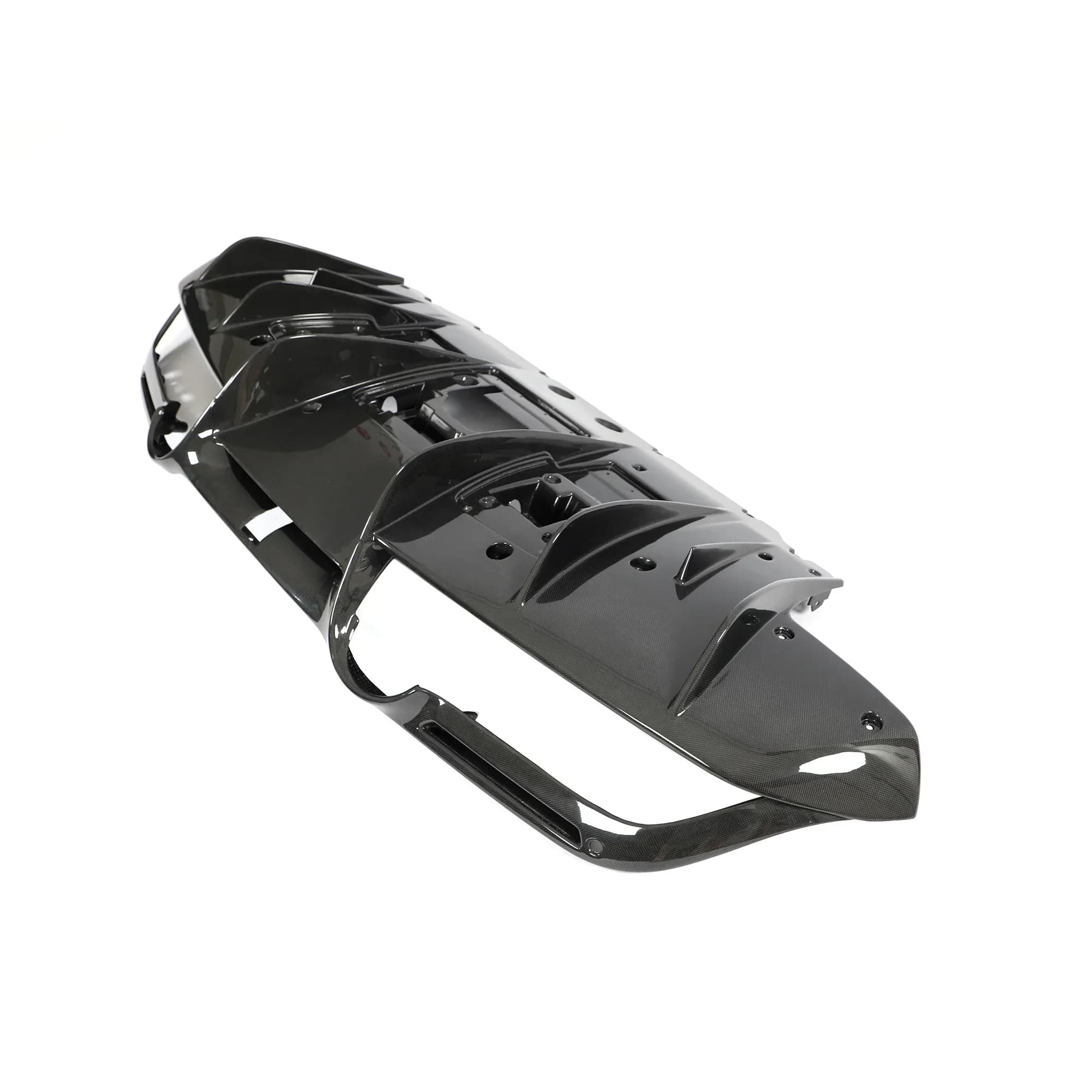 Factory OEM Dry Carbon Rear Diffuser For Ferrari F8 Spider 2020-2022 Rear Bumper Lip