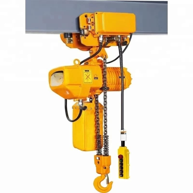 5 Ton Motor Trolley Type Electric Chain Hoist with Hook Block