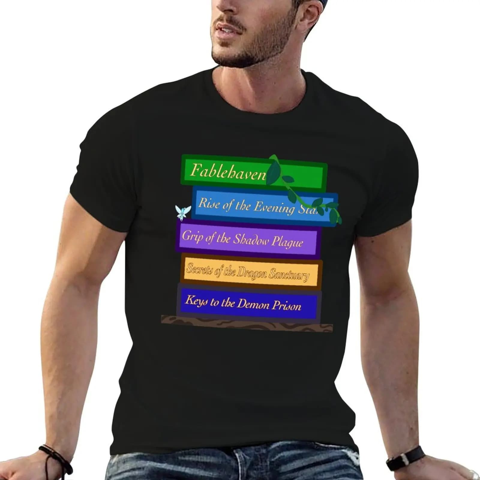 Fablehaven Book Collection T-Shirt Aesthetic clothing oversize t-shirts man mens plain t shirts