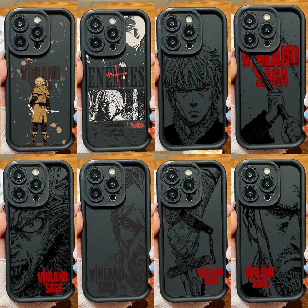 Anime V-Vinland Sagas Phone Case for iPhone 18 17e 17 16e 16 15 14 13 12 11 Air Pro Max Mini XR XS X 7 8 6 23s Plus