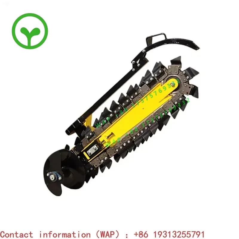 【2026】New Chain Trenchers Hydraulic Disc Soil Tillers Farm Turning Machines