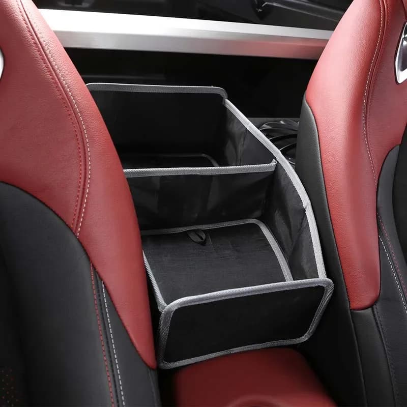 1PCS Cloth Multi-Function Seated Middle Storage Box For Toyota GR Supra A90 MK5 2019-2025 Car Organizer Stowing Bag Acessories