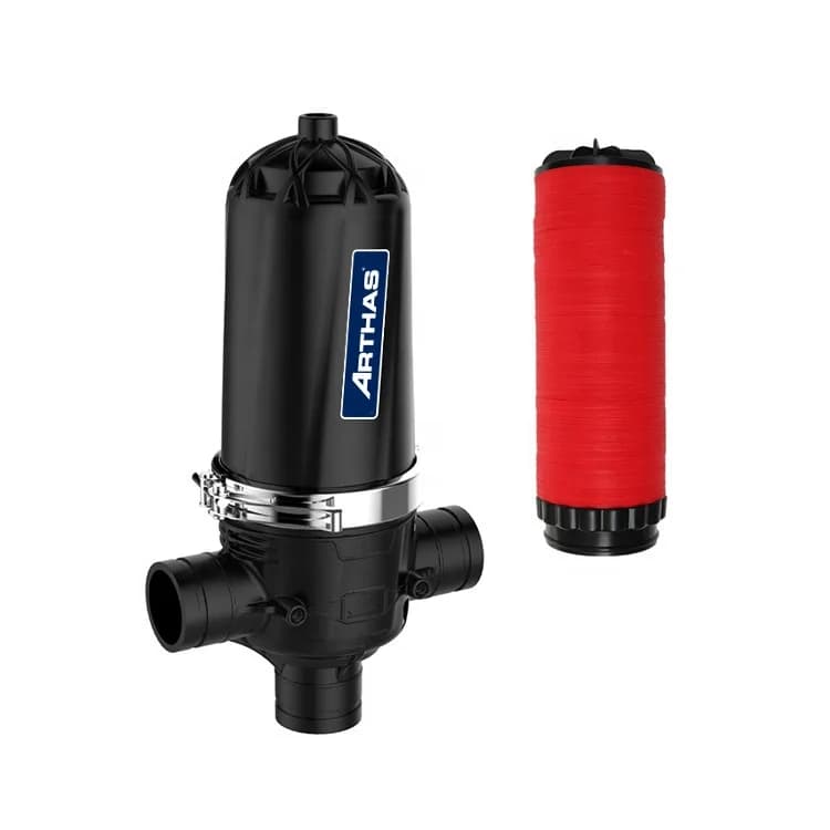 Agriculture System 3" Type Transparent Plastic Disc Water Filter for Drip Irrigation