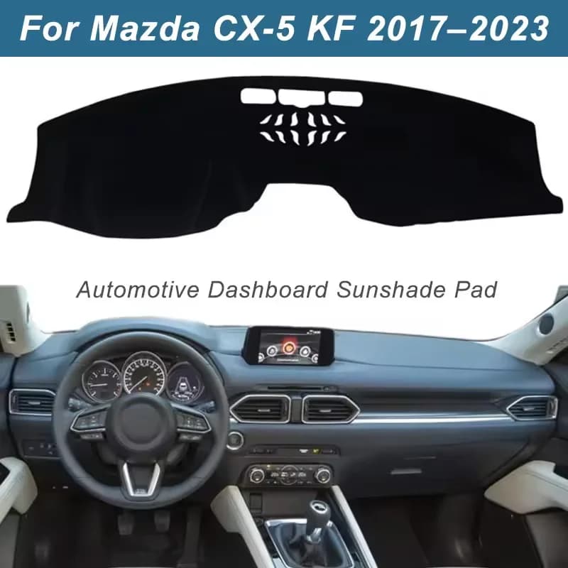 Dashboard Cover Dash Mat For Mazda CX-5 KF 2017-2023 Anti-Glare Non-Slip Sun Shade Interior Protector