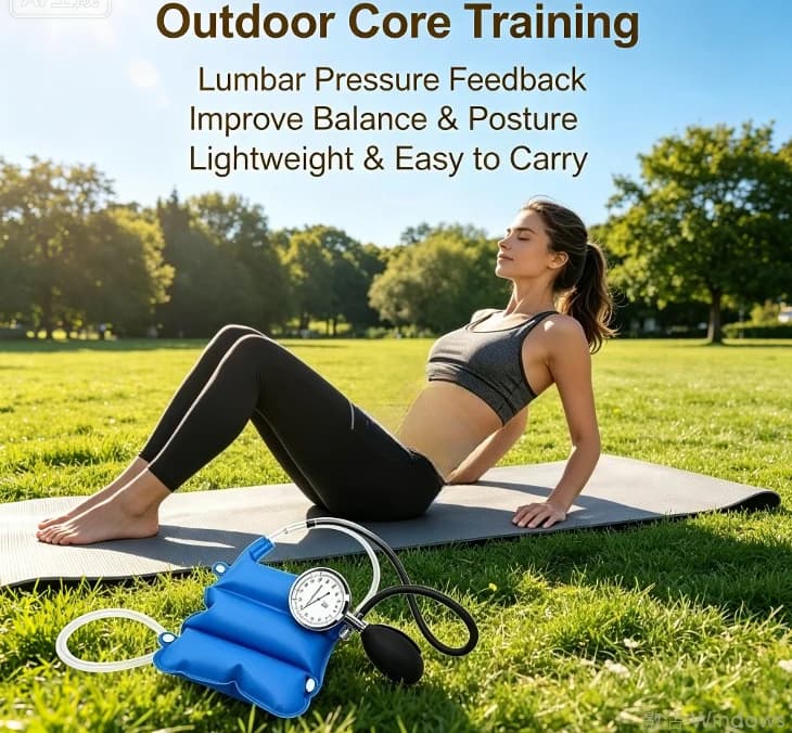 Back injury protection, lumbar spine biofeedback stabilizer, pressure feedback joint stability rehabilitation training equipment