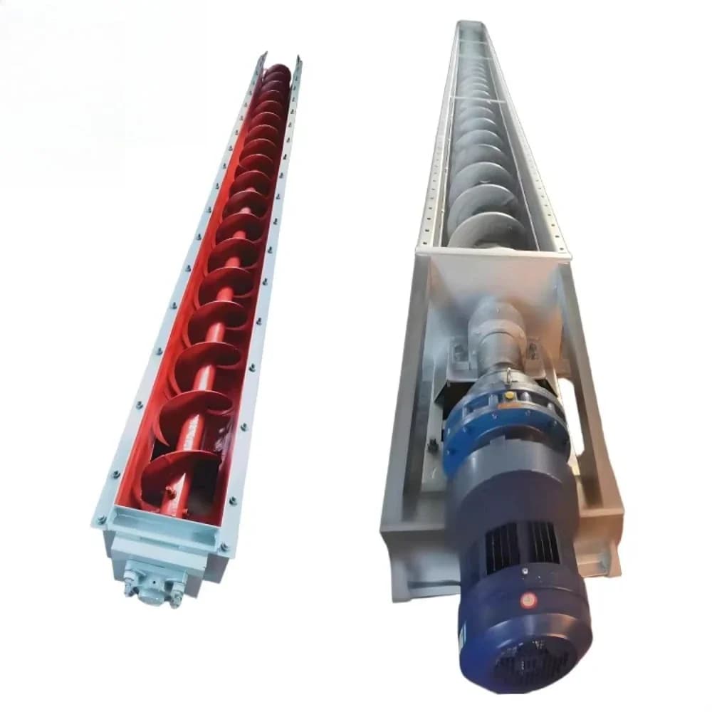 2025 Hot Sale Low-cost Industrial Tubular Spiral Transport Conveyor With Hopper