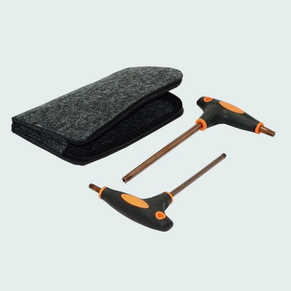 Llave SIAECOSYS, herramientas  reparación manual, mango en T, hexágono  ciruela  14mm, llave  acero T40 y 50 S2 con manta, bolsa