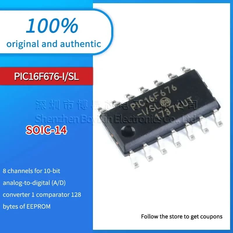 1pcs 100pcs PIC16F676 -I/SL Brand new and original