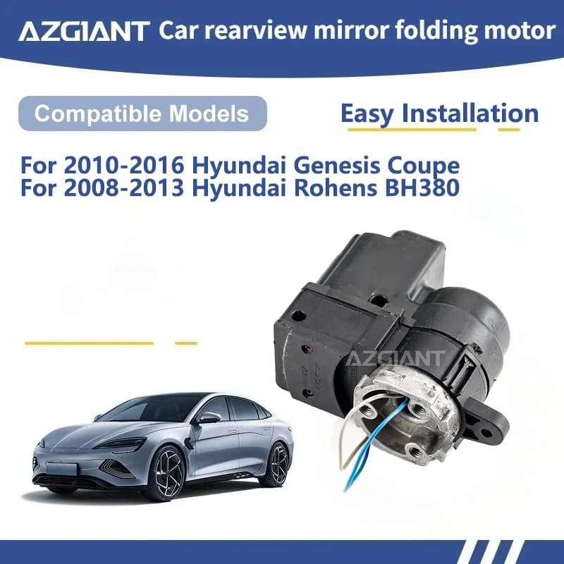 AZGIANT For Hyundai Genesis Coupe /Rohens BH380 Car Wing Mirror Authentic Folding Motor Power Assembly accessoires voiture