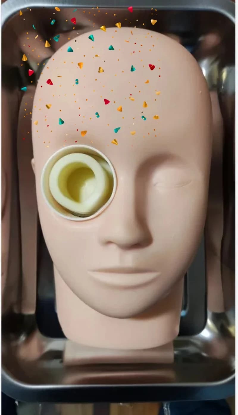 Ophthalmic Surgery  Model Animal  Pig Eye Practice Ophthalmic Head
