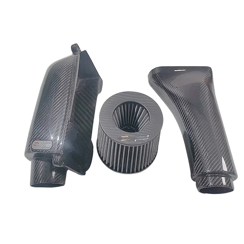 71HOTAutomotive Parts Suitable for C200 C260 C300 W204 1.8T C-Class Dry Carbon Fiber Cold air Intake System Kit