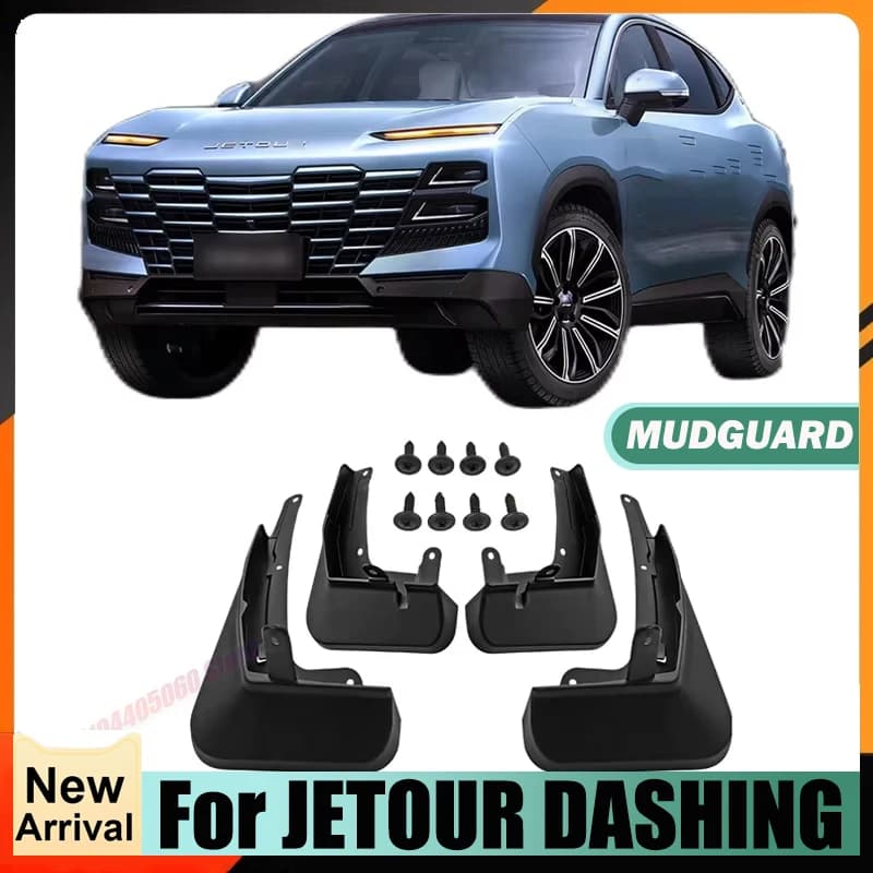 Front Rear Mudguards Mud Flaps Splash Guards For JETOUR DASHING 2023 2022 Wheels Fender Car Accessories 4Pcs MudFlaps