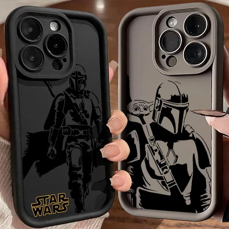 The Mandalorian S-Stars-wars Phone Case For iPhone 17E 11 12 13 14 15 16 17 Pro Max Fundas 17 Air Plus 16e 13Mini Silicone Cover