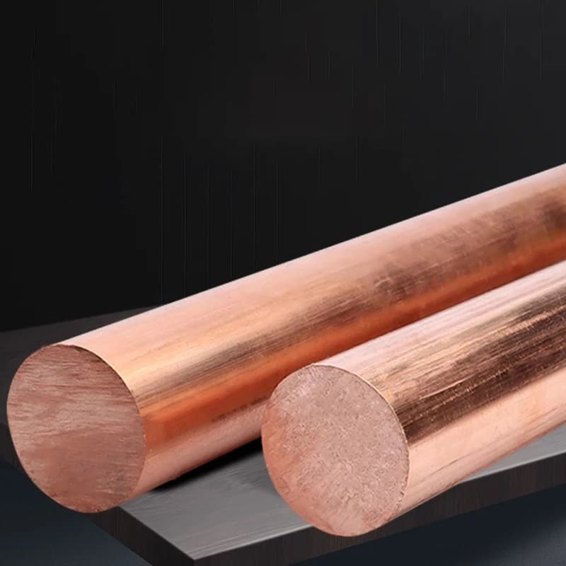 T2 Brass Copper Rod, Diameter: 5 6 7 8 9 10~35mm Solid Circular Copper Rod,  Length: 200mm