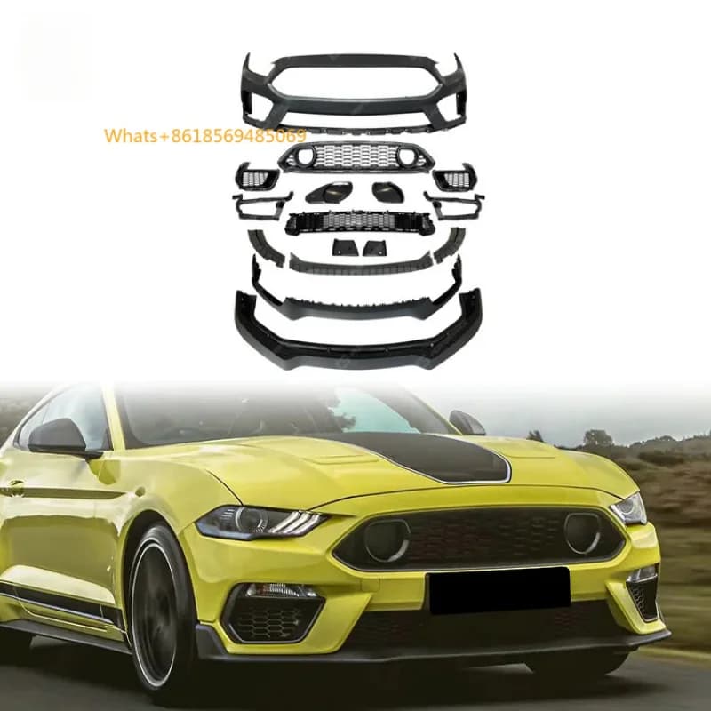 High Quality Body Kit Front Bumper  15-17 to h-1 Front Bumper with Front Lip Grill