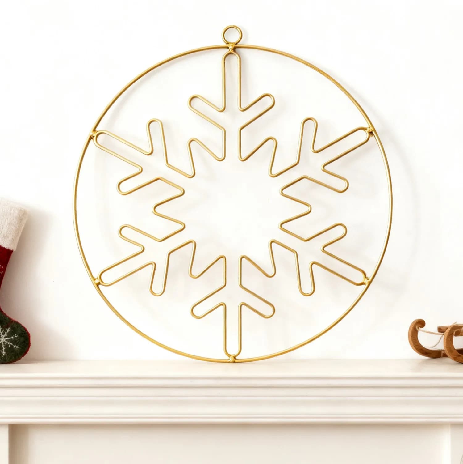 Zml iron art wall decor - wall decoration - two styles of festive art