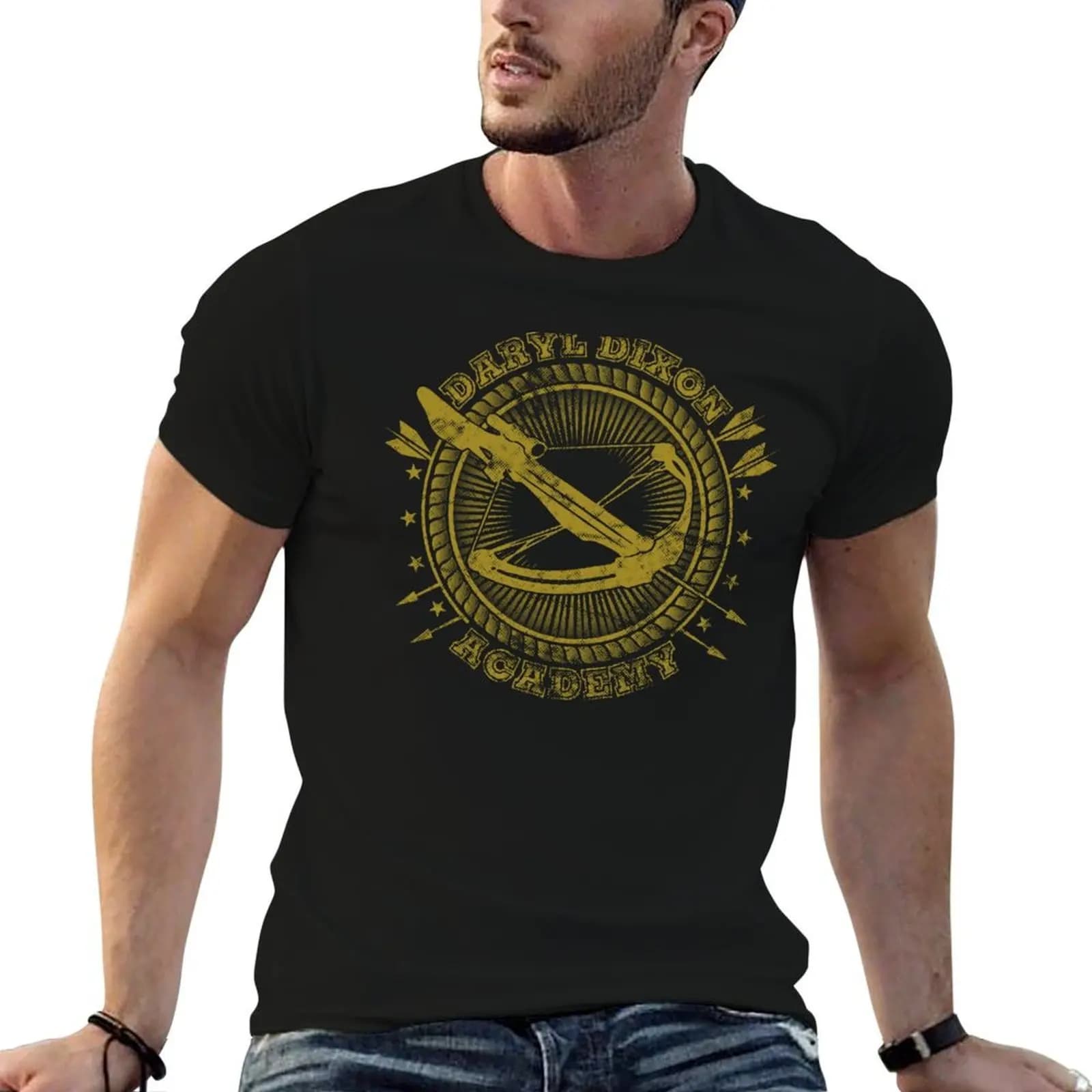 Daryl Dixon Academy T-Shirt customs design your own vintage clothes mens fashion