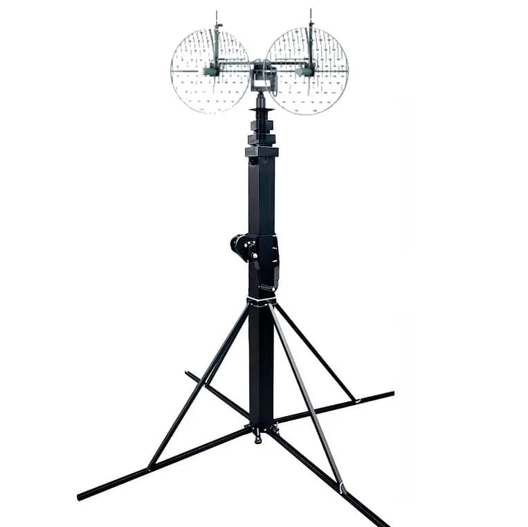 4m 5m 6m 8m Floor Ground Mount Waterproof Steel Hand Crank Manual Wind up Telescopic Mast for CCTV and  Dual Dishes