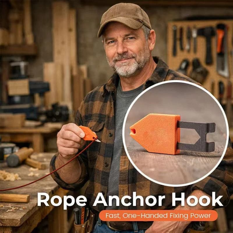 Rope Anchoring Hook Fixation Accessories Carpentry Tools Rope Fastening Tool for Home Improvement Renovation Projects Drywall