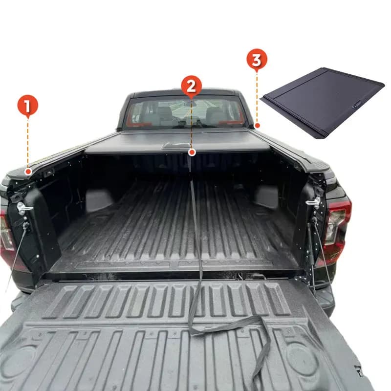 High Quality Retractable Tonneau Cover Aluminium Roller Lid Shutter Pickup Truck Bed Cover for Navara D40 2015-2022