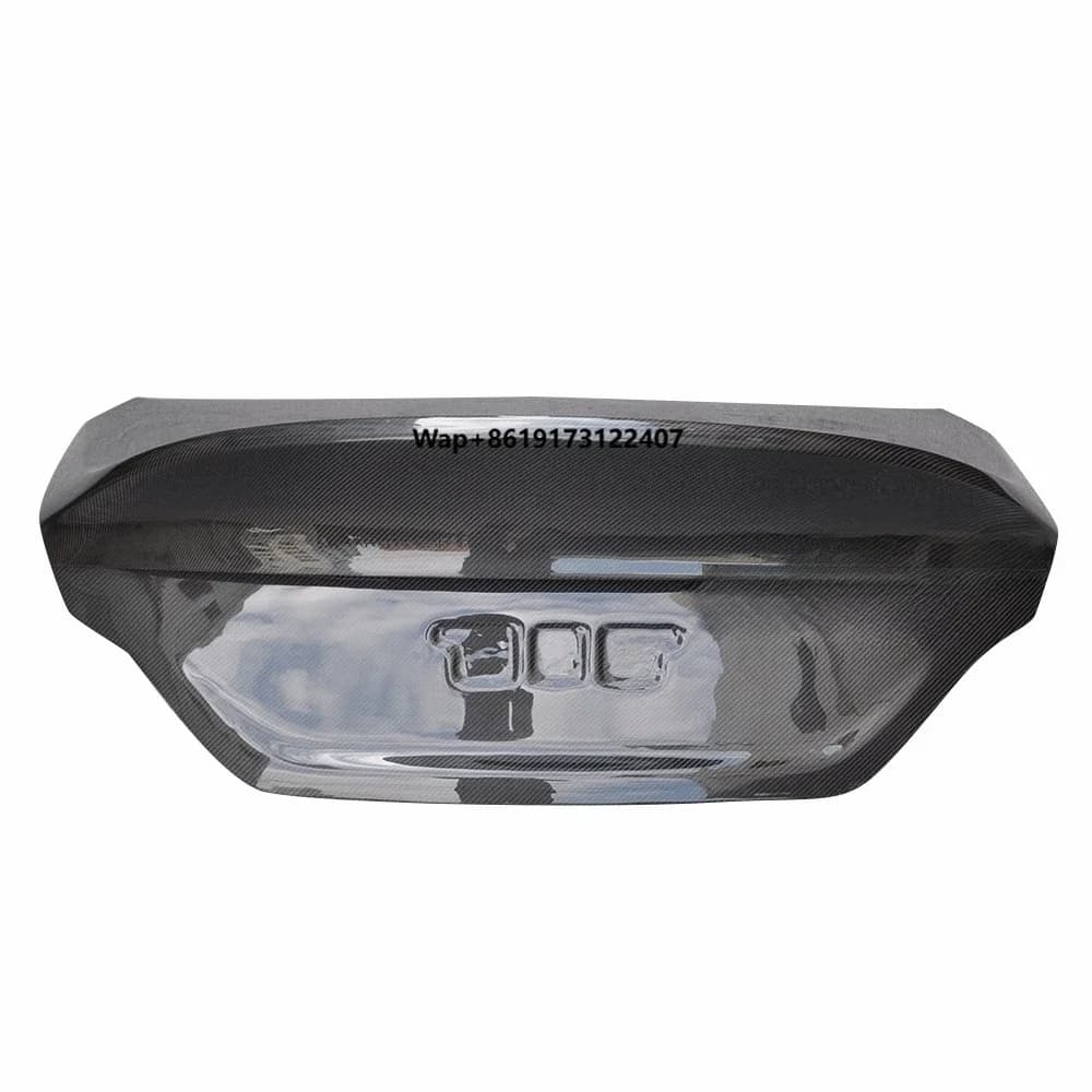 CSL Style Carbon Fiber Rear Trunk Boot Cover for 2017-2020  G70 Genesis Auto Tuning Exterior Accessories
