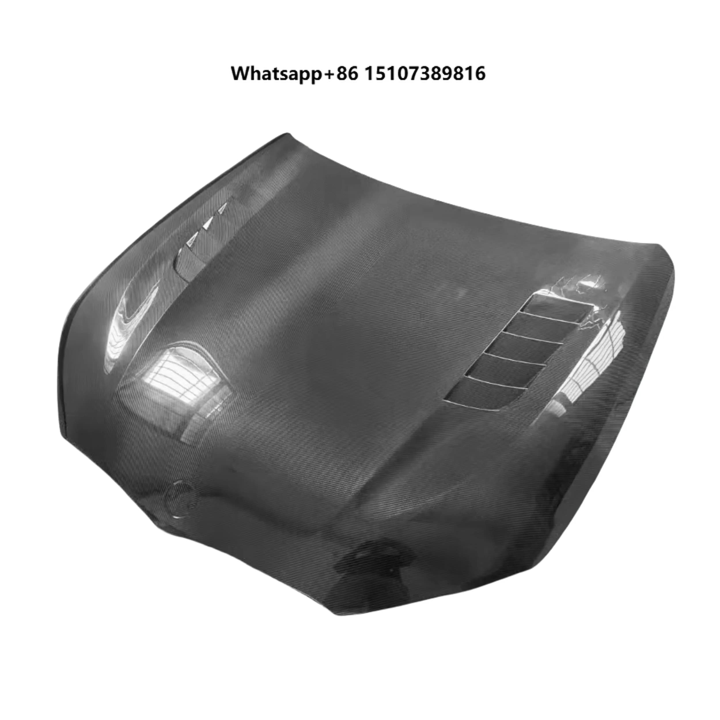 For M8 G14 G15 8 Series 840i Upgrade Two-sided Carbon Fiber V Style Engine Hood Body Kit