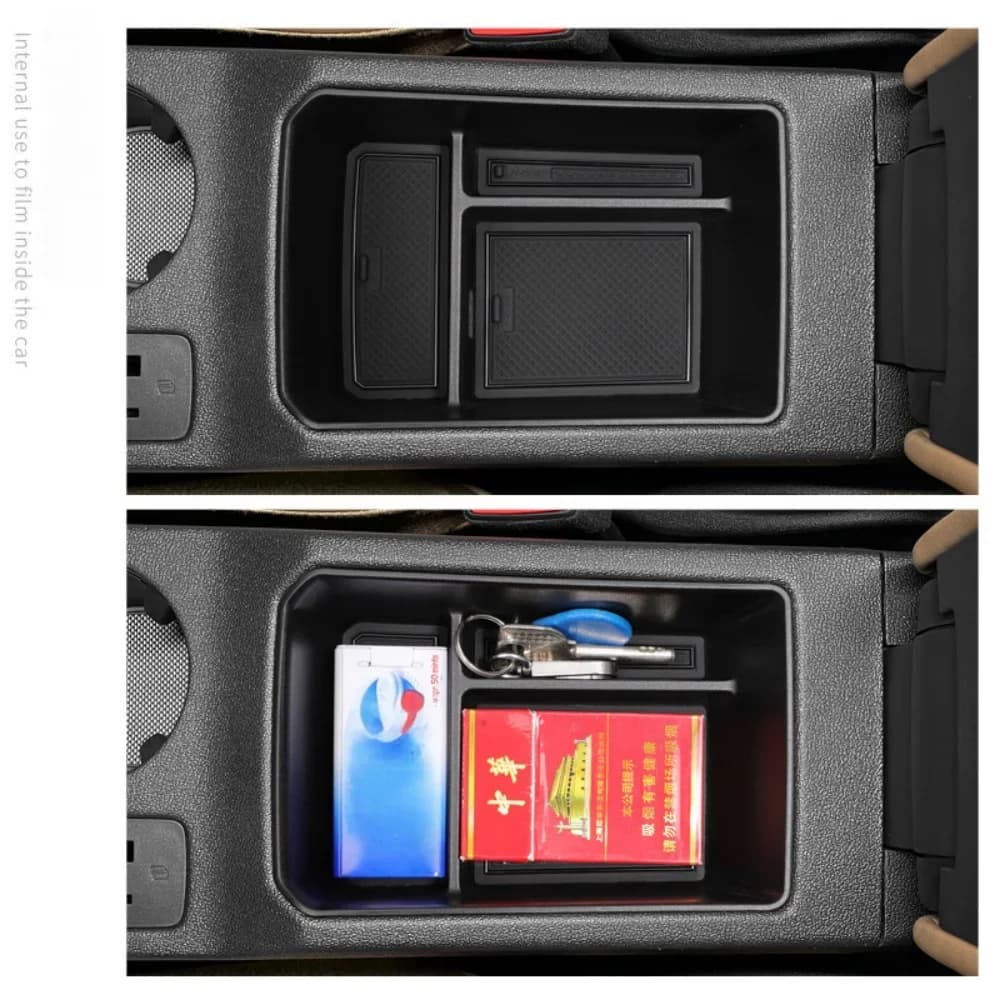 For Audi A3 2024-2025 Organizer Tray Auto Interior Accessories Car Storage Box Center Console Armrest Storage Case