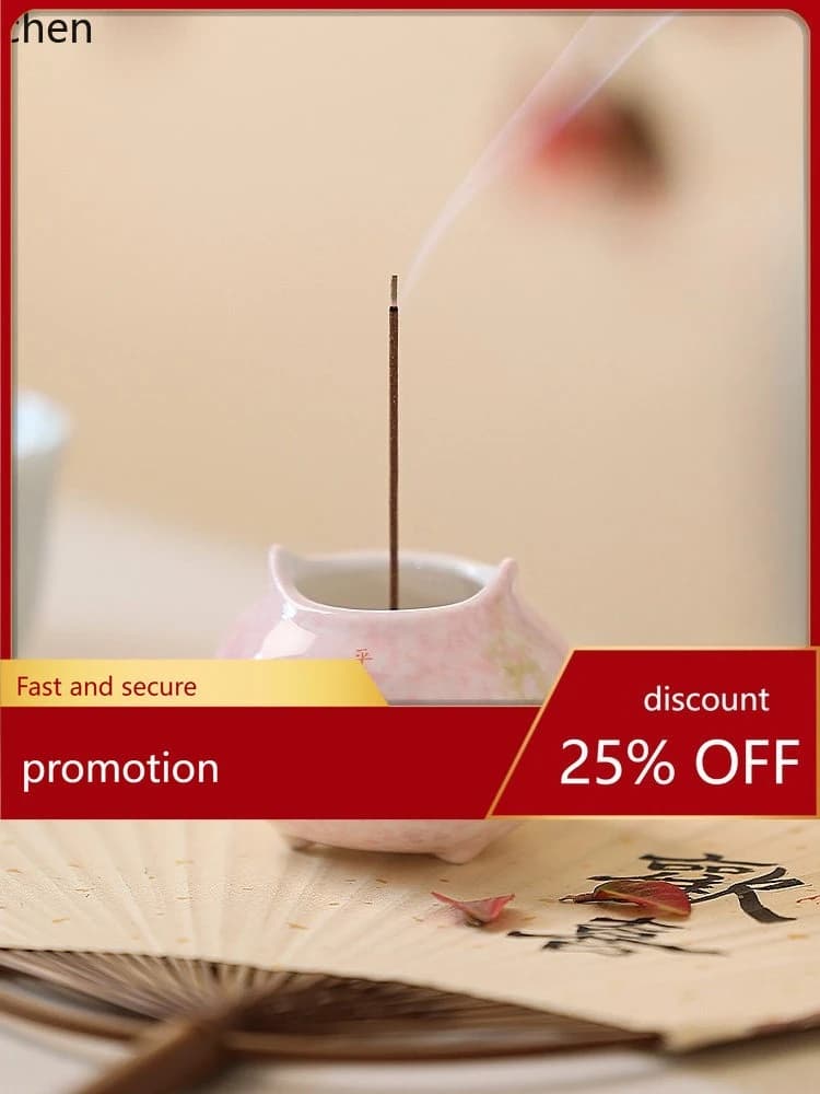 Cz mini home indoor incense stick holder sandalwood incense burner high-end incense burner tray