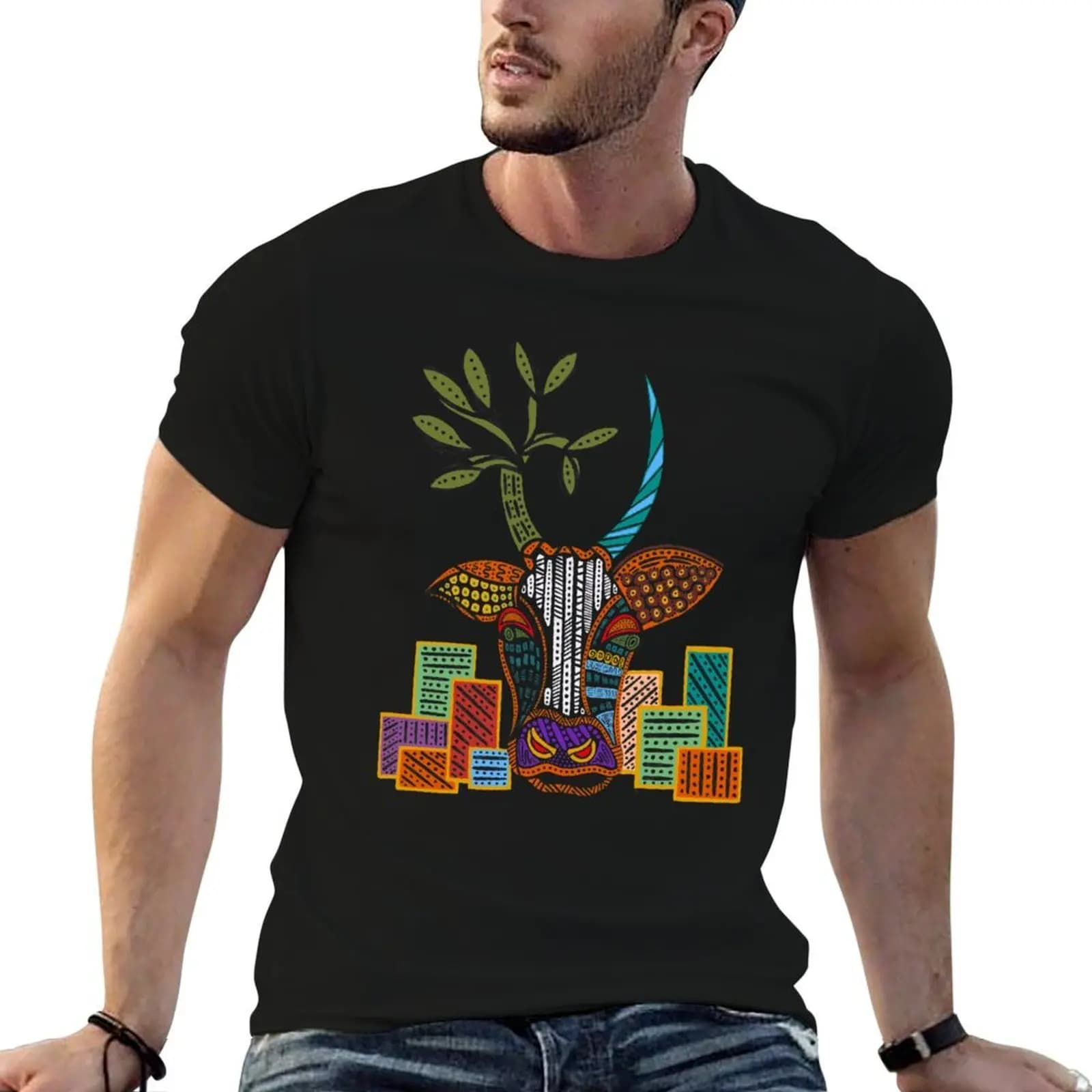 Trippy City Cow: Save the Planet T-Shirt plus size tops essential t shirt t shirts for men pack