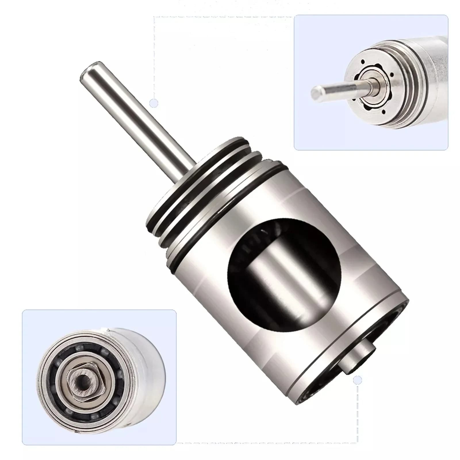 Dentals Cartridges Bearing Rotor Fit for  NSKs Ti-MAXs X95/X95L 1:5 Increasing Fibers Optics Contras Angles Handpieces Reds Ring