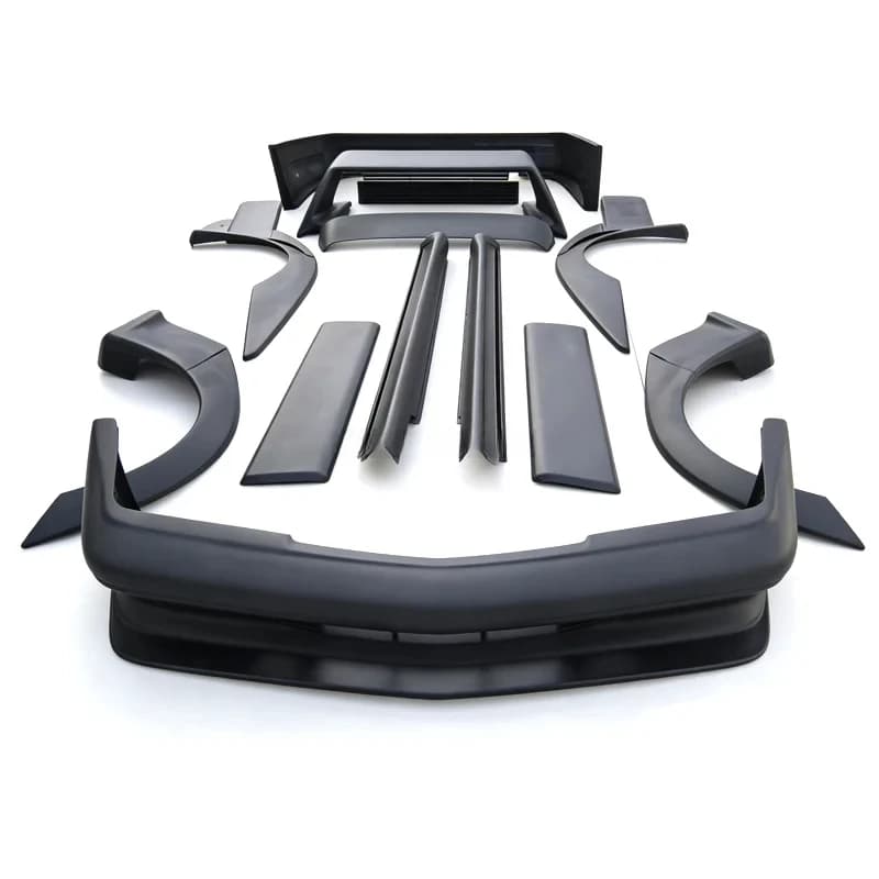 High Quality Tuning Evo Style Body Kit Fr/Rr Bumpers Spoiler Side Skirts Wide Wheel Arches for E Class W124