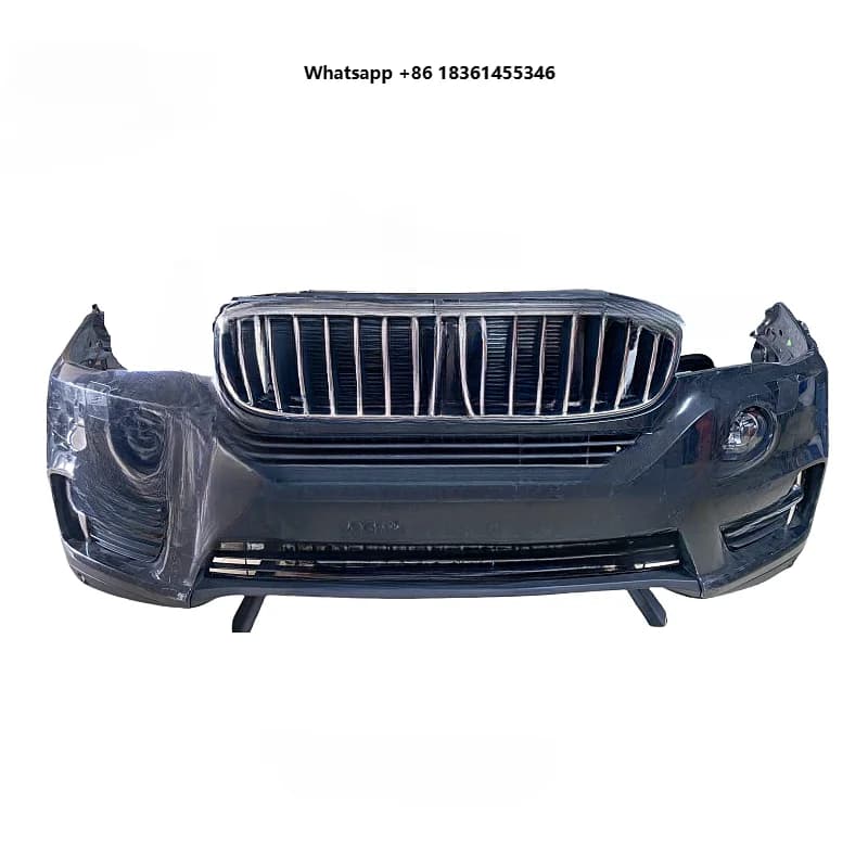 For X5 F15 2013-2018 Original Plastic Grille & Second-hand Bumper Body Kit