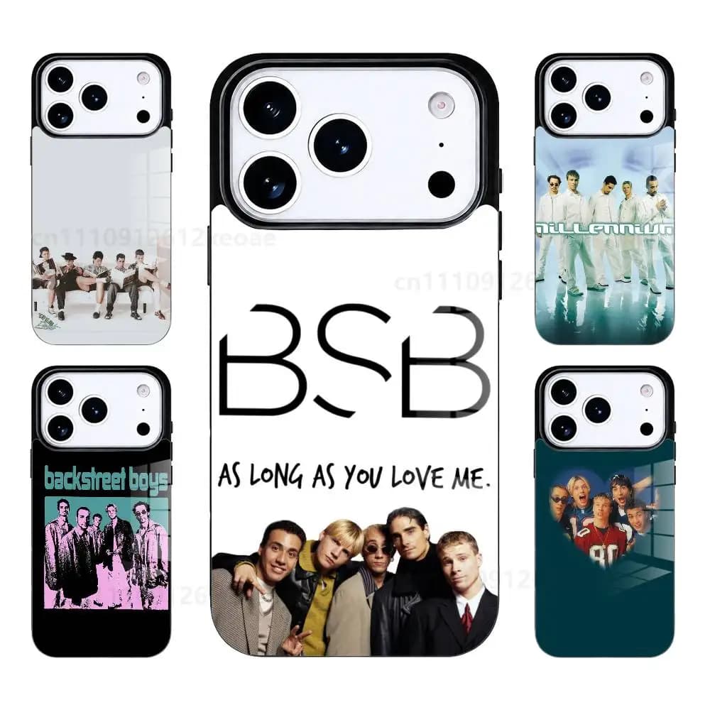 B-Backstreet Boys BSB Phone Case For iPhone 17 AIR 16  ProMax 15 14 Pro 11 12 13  Magsafes Wireless Charging Cover