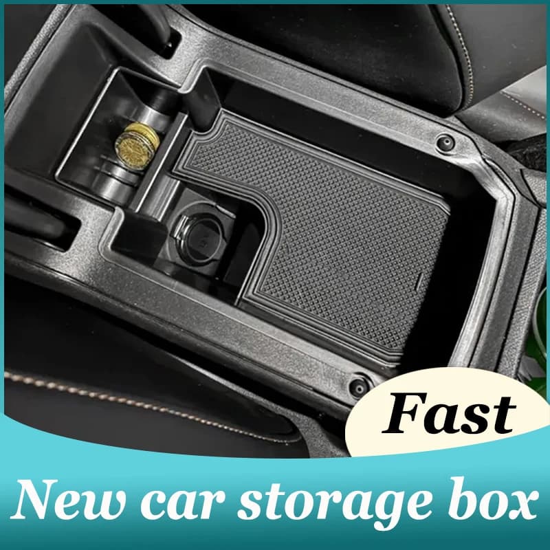 For Cupra Formentor 2023-2025 for Seat Leon MK4 KL1 KL8 Car Armrest Storage Box Center Console Organizer Tray Pallet Holder